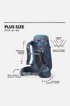 Gregory Amber 44 Plus Size Backpack Dames -Buitenkampeeruitrusting b42b1a0037 7373 04 nl