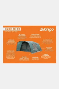 Vango Harris Air 350 Tent -Buitenkampeeruitrusting g5fc3y0029 5050 03 nl
