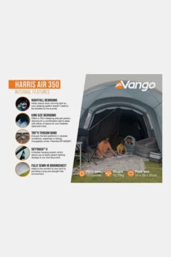 Vango Harris Air 350 Tent -Buitenkampeeruitrusting g5fc3y0029 5050 05 nl