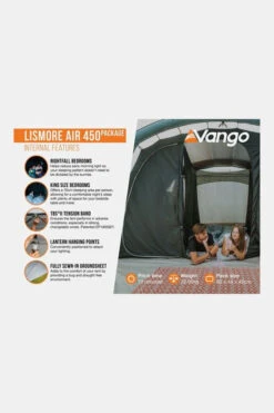 Vango Lismore Air 450 Package Tent -Buitenkampeeruitrusting g5fd3y0020 5050 04 nl