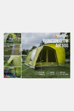 Vango Avington Flow Air 500 Tent -Buitenkampeeruitrusting g5fe3y0001 5050 05 nl