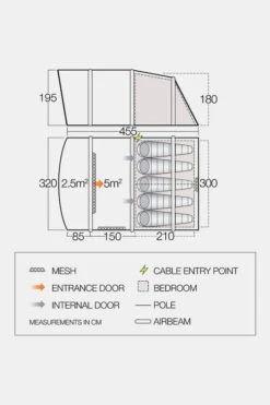Vango Avington Flow Air 500 Tent -Buitenkampeeruitrusting g5fe3y0001 5050 06 nl