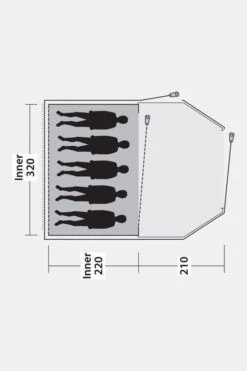 Outwell Earth 5 Tent 24 Outwell Earth 5 Tent -Buitenkampeeruitrusting g5fe3y0004 7250 12 nl