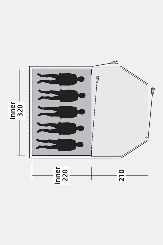 Outwell Earth 5 Tent 12 Outwell Earth 5 Tent - Afbeelding 12