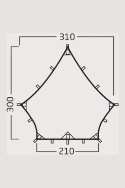 Nordisk Voss Diamond SI Tarp -Buitenkampeeruitrusting g5fg390037 5050 12 nl