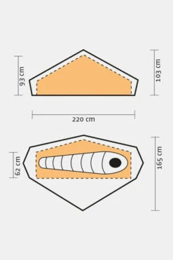 Hilleberg Akto 1P Tunneltent -Buitenkampeeruitrusting maaaa42002 5054 34 nl