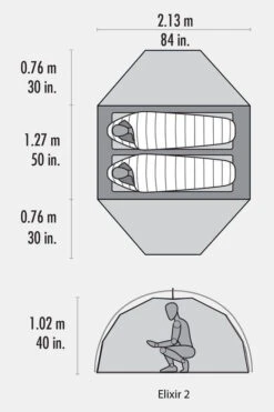 MSR Elixir 2-Persoonstent -Buitenkampeeruitrusting maabc42008 5050 13 nl