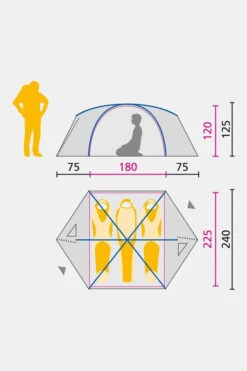 Jack Wolfskin Tent Eclipse III 3-Persoonstent -Buitenkampeeruitrusting maacc42036 5151 02 nl