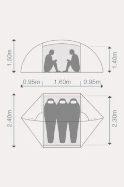 Exped Orion III UL Green 3P Hybride Tent -Buitenkampeeruitrusting maacc70043 5250 05 nl