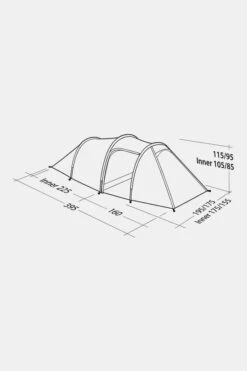 Robens Voyager Versa 3 Tunneltent -Buitenkampeeruitrusting maace10002 5071 20 nl