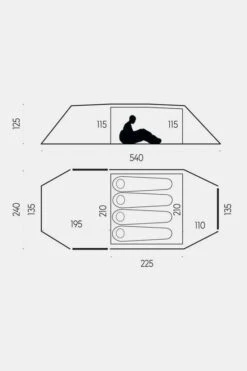FJÄLLRÄVEN Keb Endurance 4-Persoonstent -Buitenkampeeruitrusting maadc60007 4343 08 nl