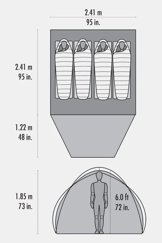 MSR Habitude 4 Tent 4 MSR Habitude 4 Tent - Afbeelding 4